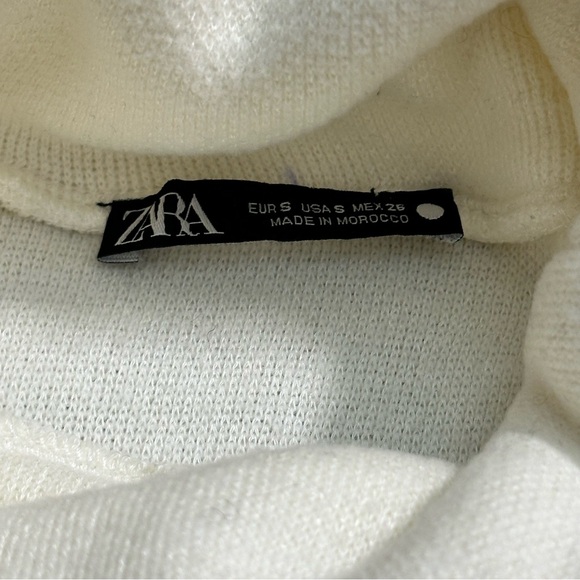 Zara Sleeveless Turtleneck Split Hem Long Sweater - Small - Picture 5 of 8